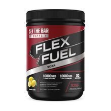 Load image into Gallery viewer, FLEX FUEL - BCAA Lemon Lime – 50 servings