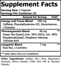 Load image into Gallery viewer, Supplement Facts