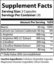 Load image into Gallery viewer, FLEX FUEL - Super Pump Complex L-Arginine Capsules