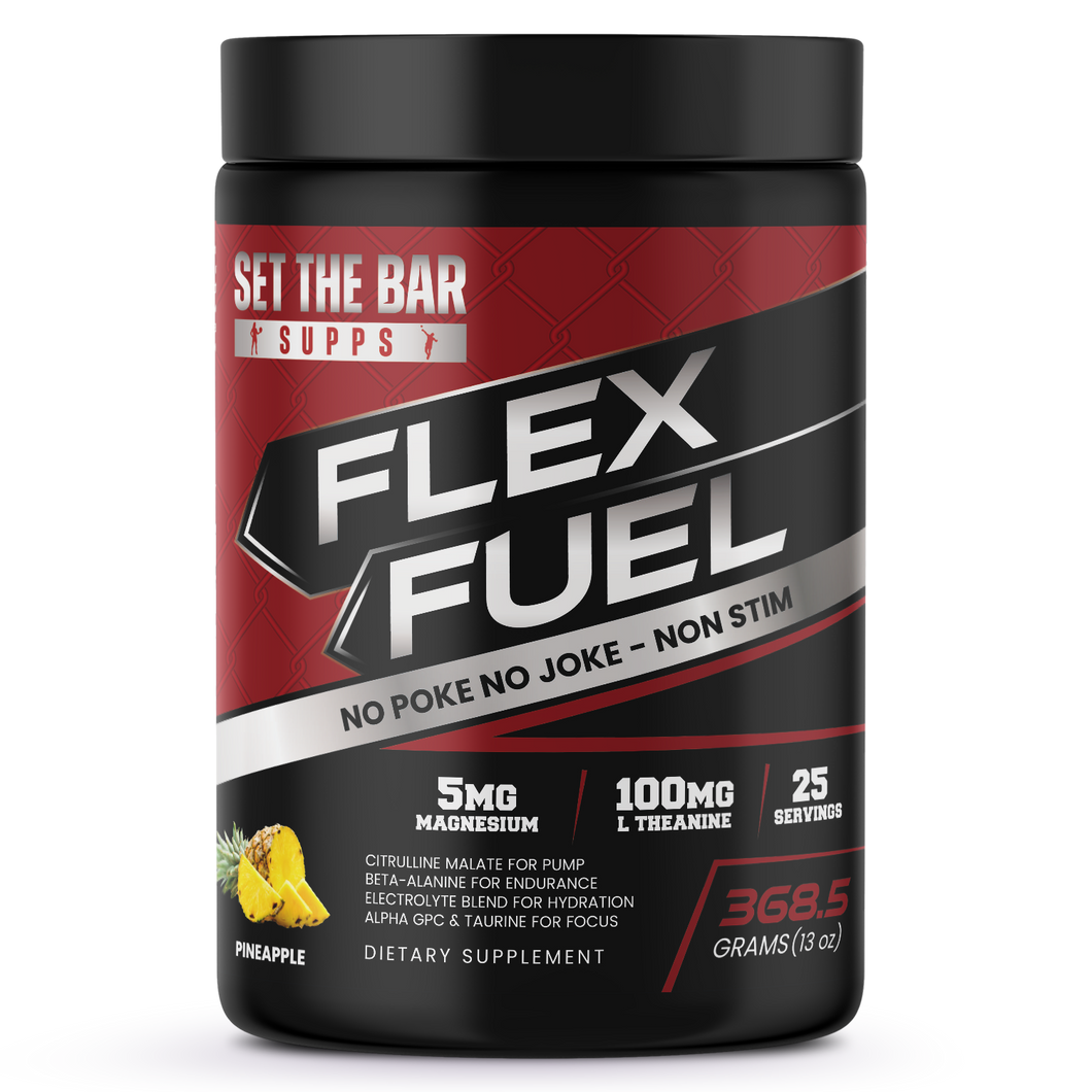FLEX FUEL - No Poke No Joke - Non Stim Pineapple 25 Servings