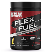 Load image into Gallery viewer, FLEX FUEL - Swole-J Pump Pre Workout - Citrus Blast 25 Servings
