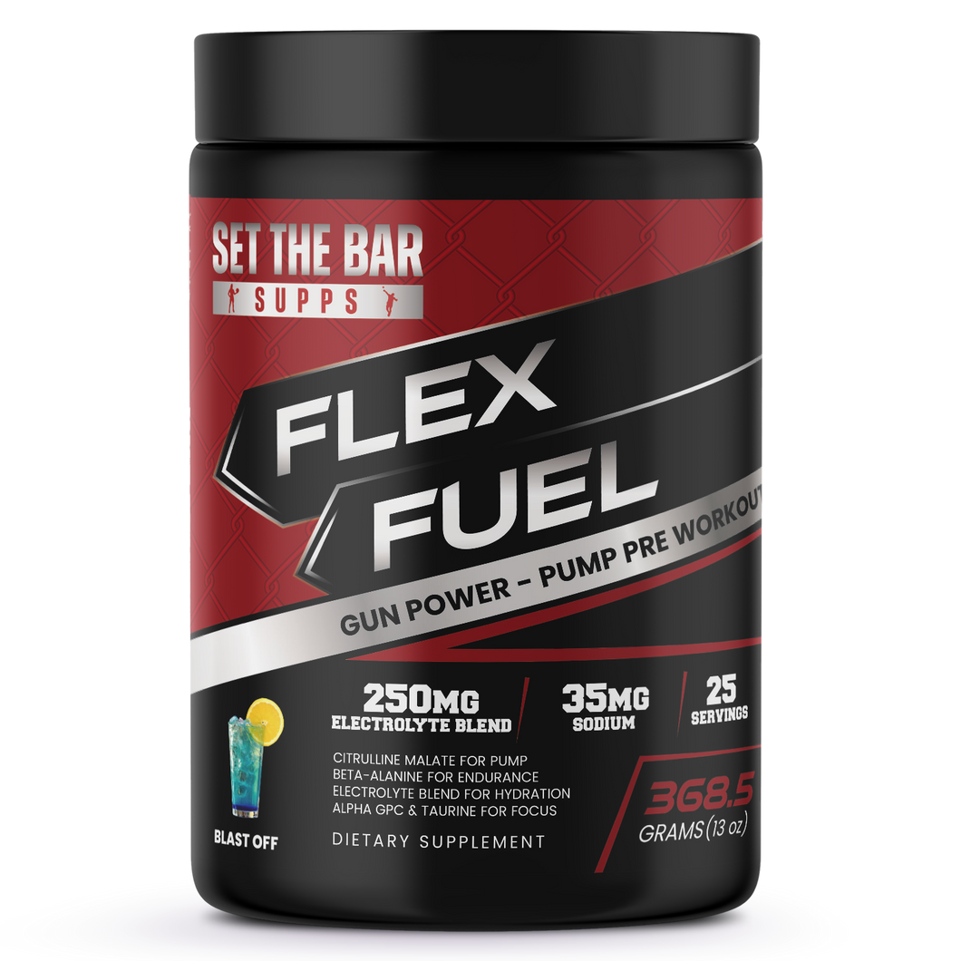 FLEX FUEL - Gun Power Pump Pre Workout - Blast Off 25 Servings