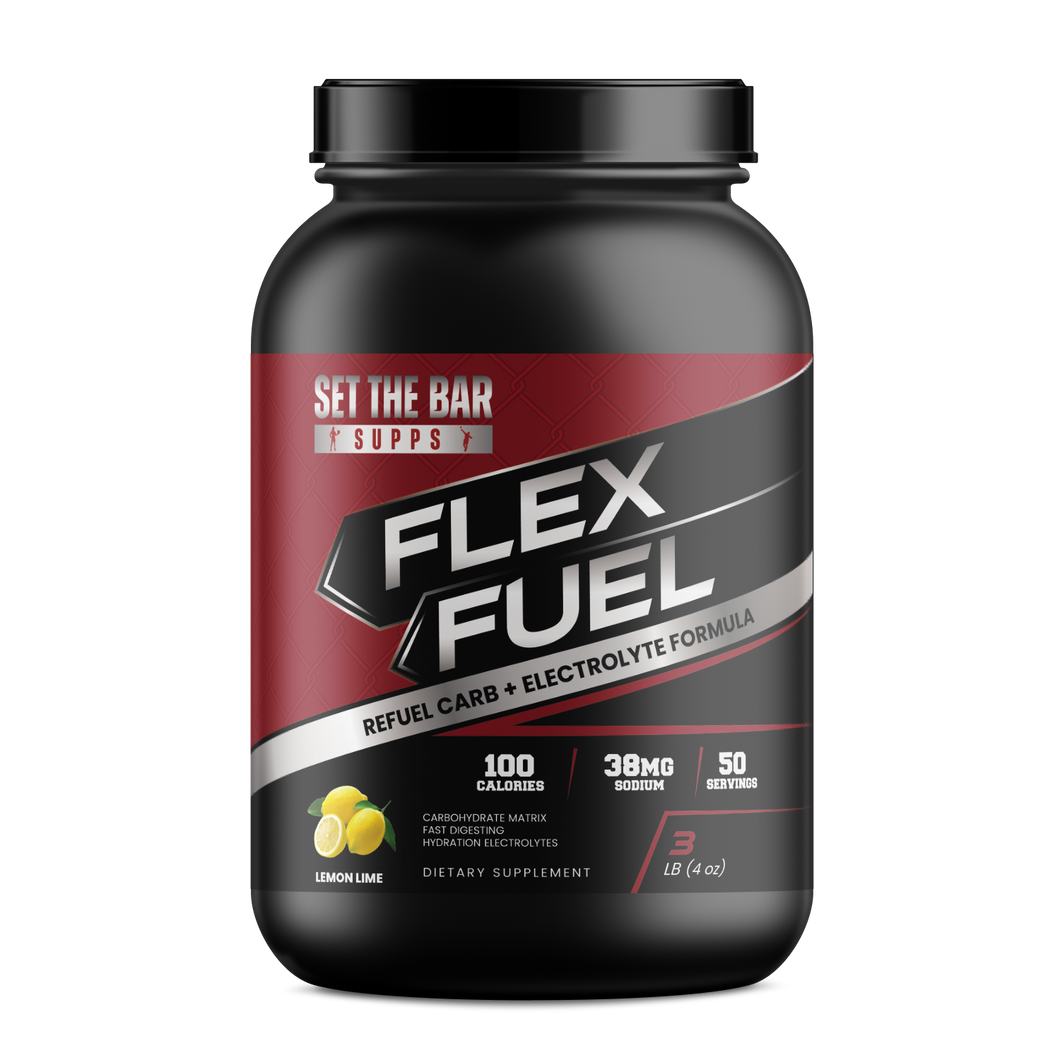 FLEX FUEL - Refuel Carb + Electrolyte Formula Lemon Lime 50 Servings