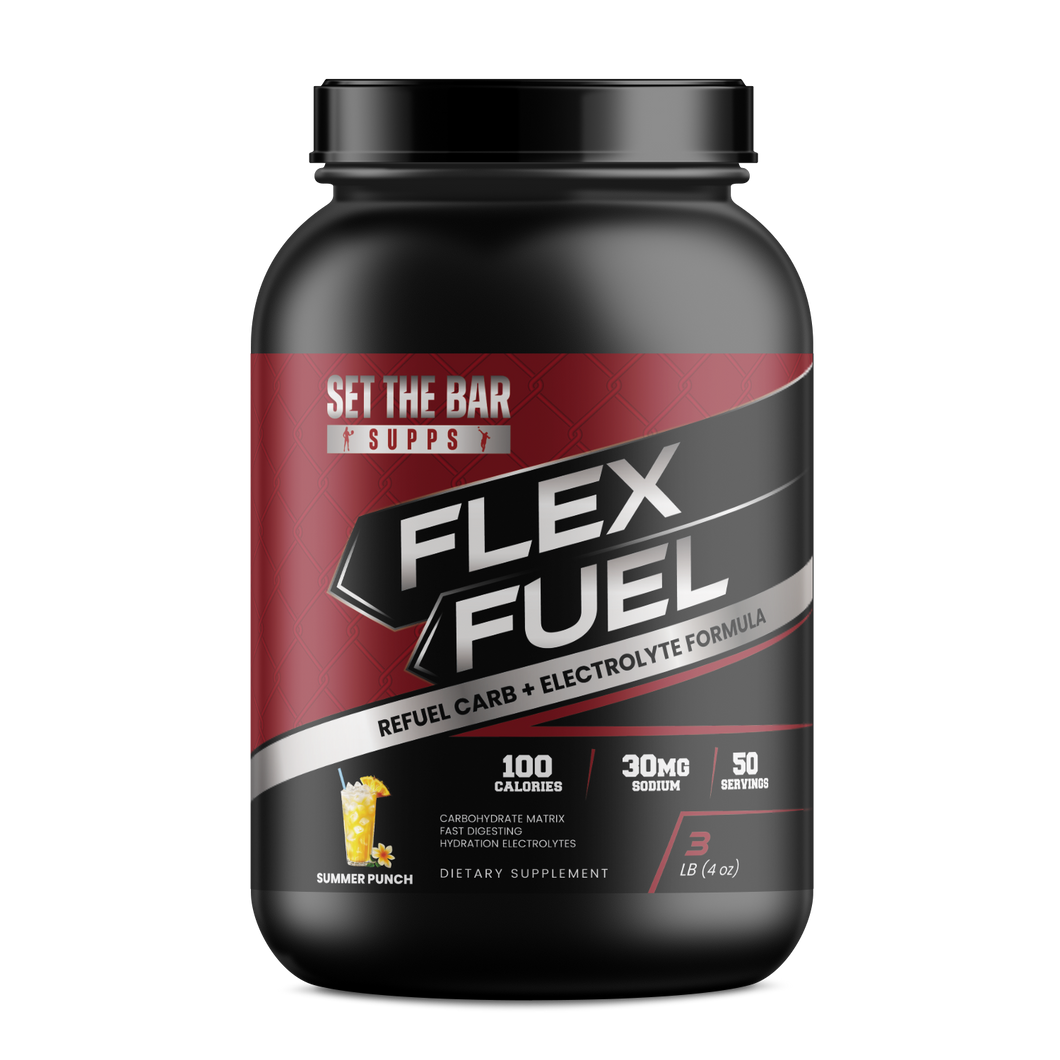 FLEX FUEL - Refuel Carb + Electrolyte Formula Summer Punch 50 Servings