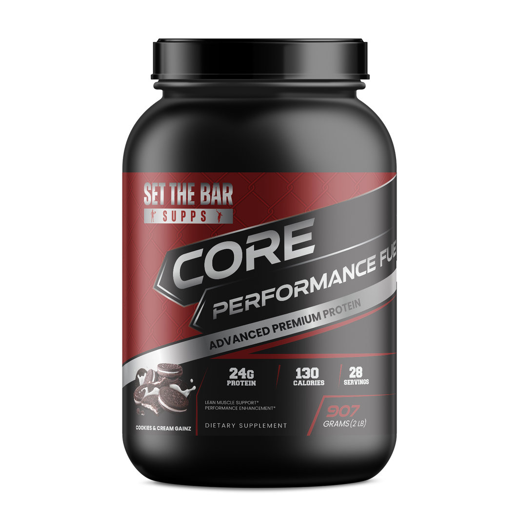 CORE PERFORMANCE FUEL - Advanced Premium Protein Blend Cookies & Cream Gainz 28 Servings