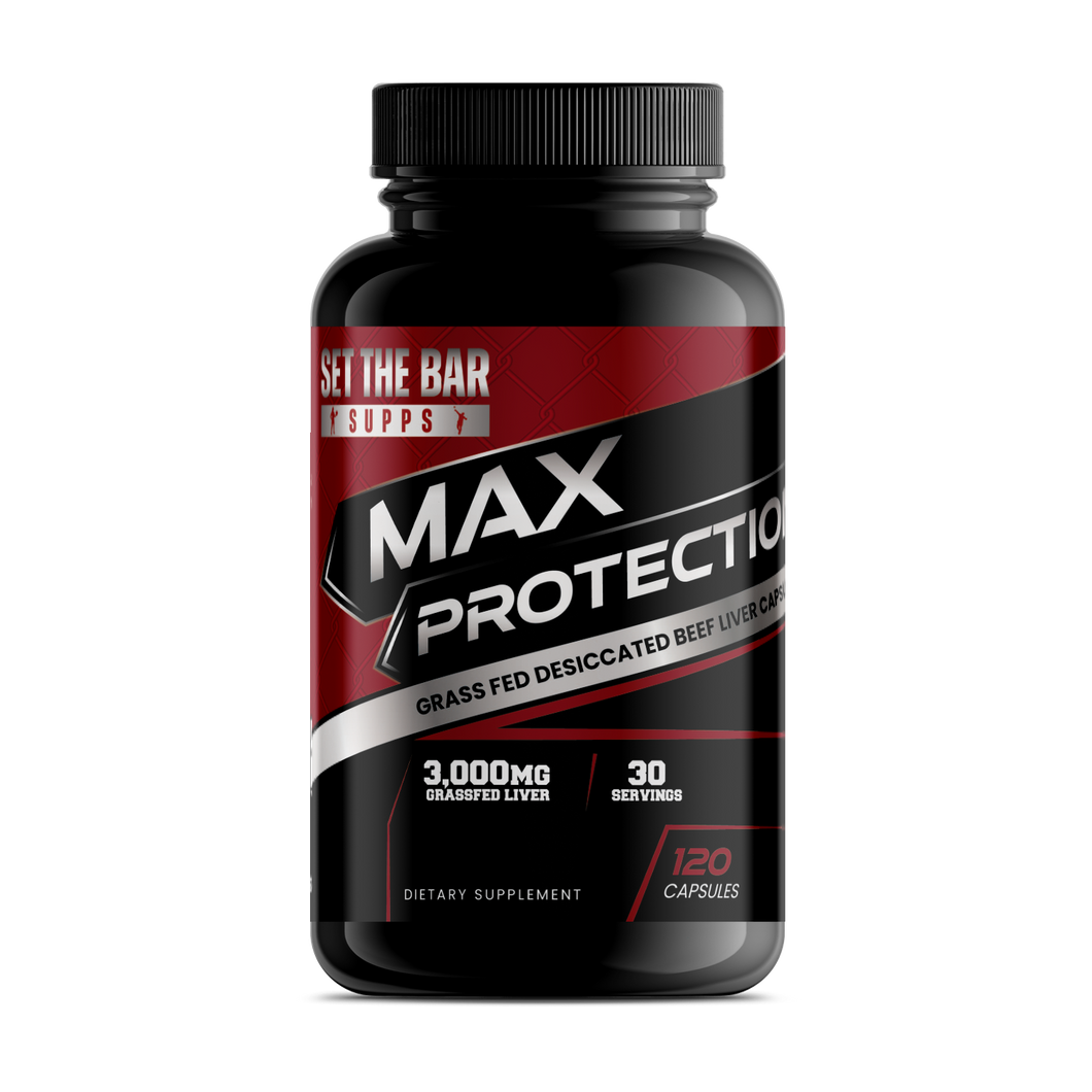 Max Protection - Grass Fed Desiccated Beef Liver Capsules