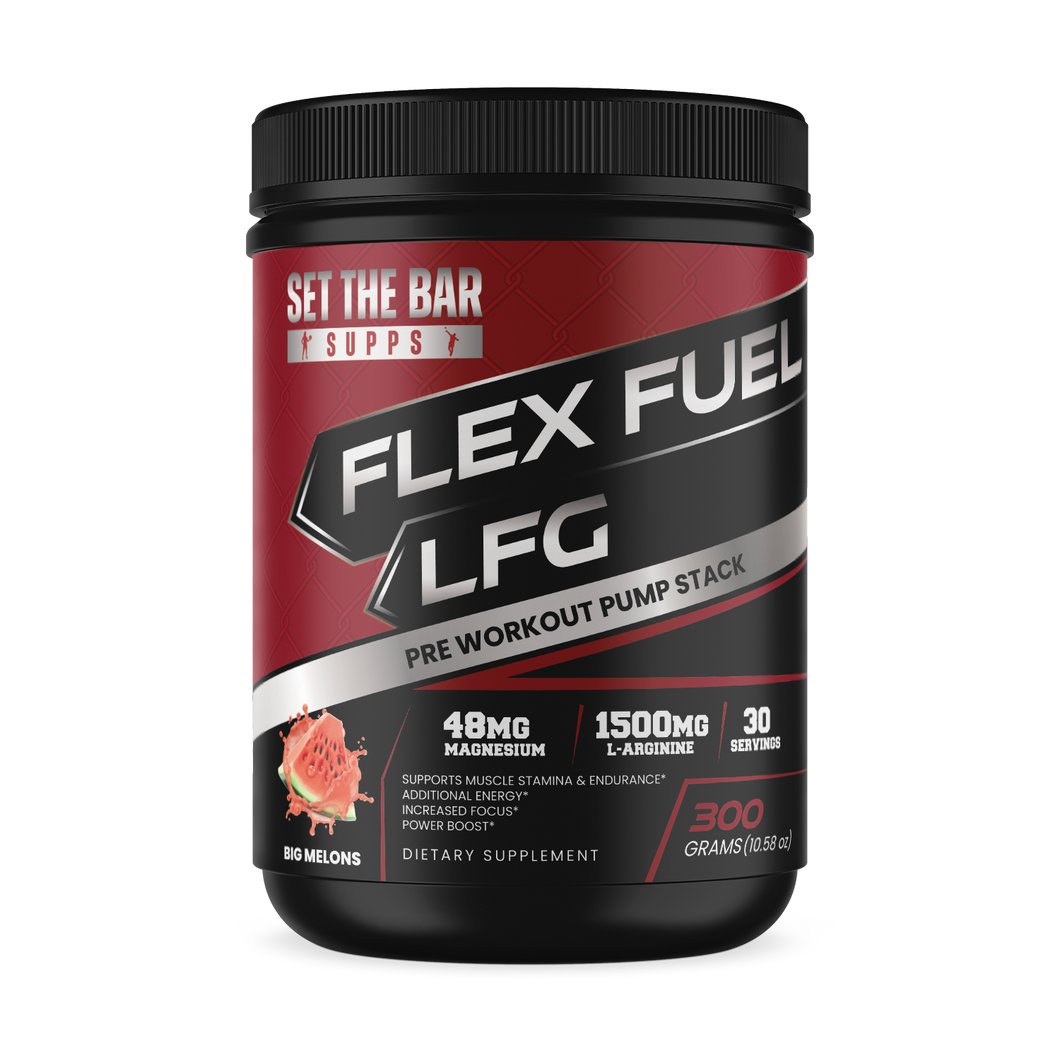 FLEX FUEL - LFG Pre-Workout Pump Stack Big Melons 30 Servings