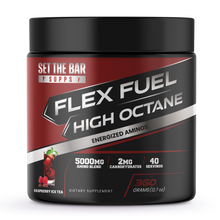 Load image into Gallery viewer, FLEX FUEL - High Octane - Energized Aminos Raspberry Iced Tea 40 servings

