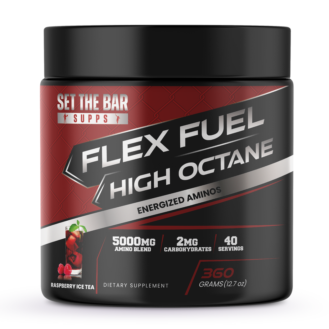 FLEX FUEL - High Octane - Energized Aminos Raspberry Iced Tea 40 servings