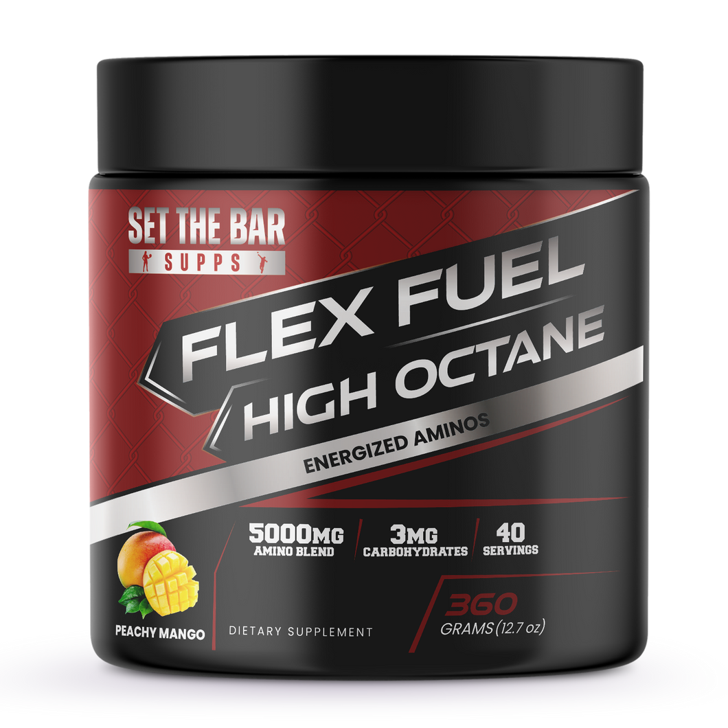 FLEX FUEL - High Octane - Energized Aminos Peachy Mango 40 Servings
