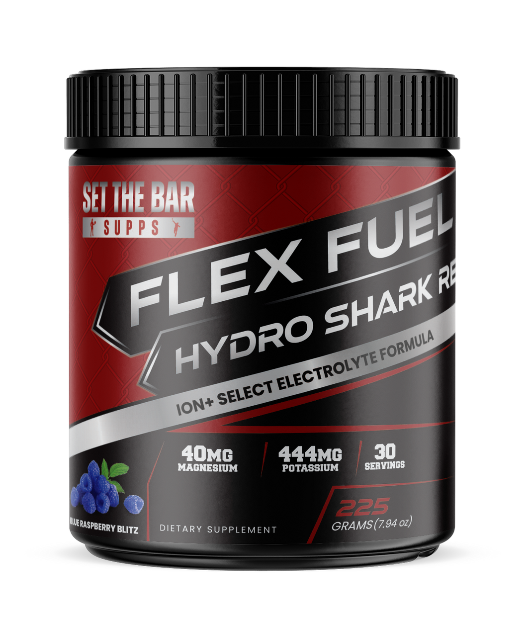 FLEX FUEL - Hydro Shark Recharge – Blue Raspberry Blitz - 30 servings