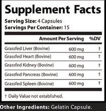 Load image into Gallery viewer, Max Protection - Grass Fed Beef Organ Complex -  Ancestral Superfood
